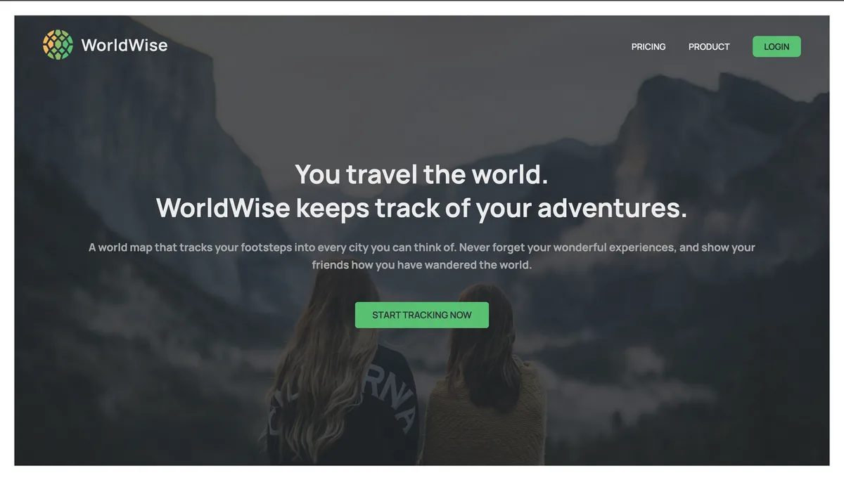World Wise interface preview